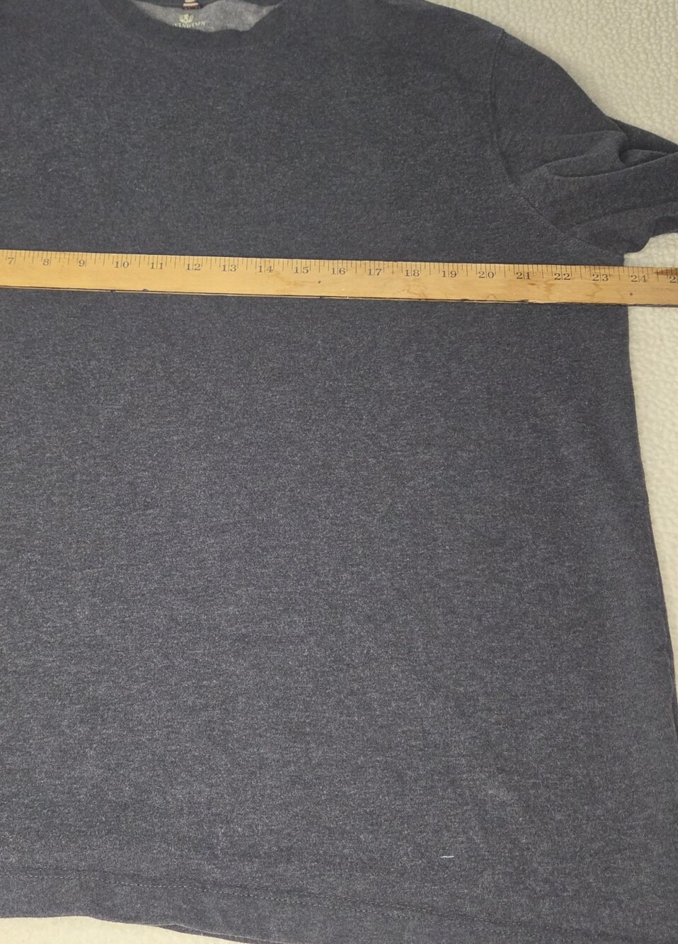 Covington Men's Crewneck Long-Sleeve Shirt - Dark Gray Size XL - Picture 3 of 6